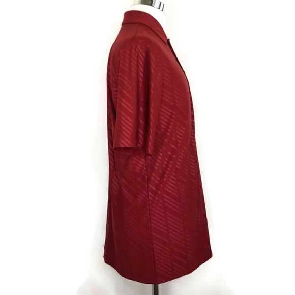 Nike Golf Men's M Red Embossed SS Tour Perf Golf Polo - Picture 3 of 10